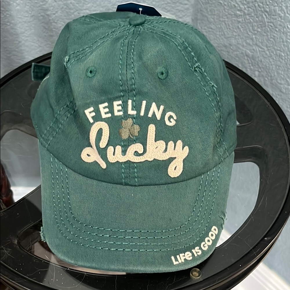 Green 'Feeling Lucky' Cap